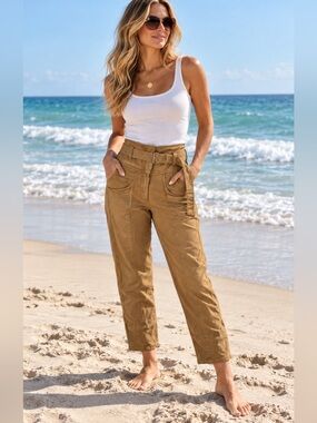 Rachel Comey Crossover Drop Crotch Cropped Pants 4 flaw